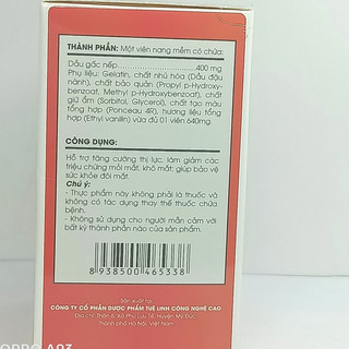 Dầu gấc Tuệ Linh (Hộp 60 viên)