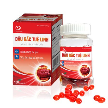 Dầu gấc Tuệ Linh (Hộp 60 viên)