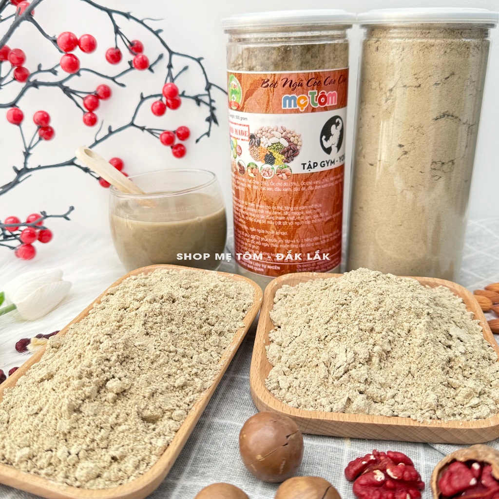 500GRAM BỘT NGŨ CỐC CHO NGƯỜI T.Ậ.P G.Y.M - Y.O.G.A, NGŨ CỐC, GRANOLA,HẠNH NHÂN,HẠT ĐIỀU,ÓC CHÓ,BỘT NGŨ CỐC CÓ XUẤT VAT