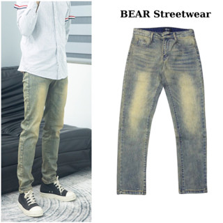 Quần jean nam streetwear sk066 BEAR 4 màu form slimfit thương hiệu BEAR STREETWEAR