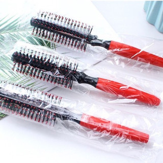 Lược tròn đỏ chải tóc _SSLT