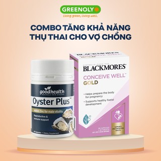 Combo Tăng Khả Năng Thụ Thai Vợ Chồng - Viên uống bồi bổ sức khoẻ nam giới và viên uống bổ trứng