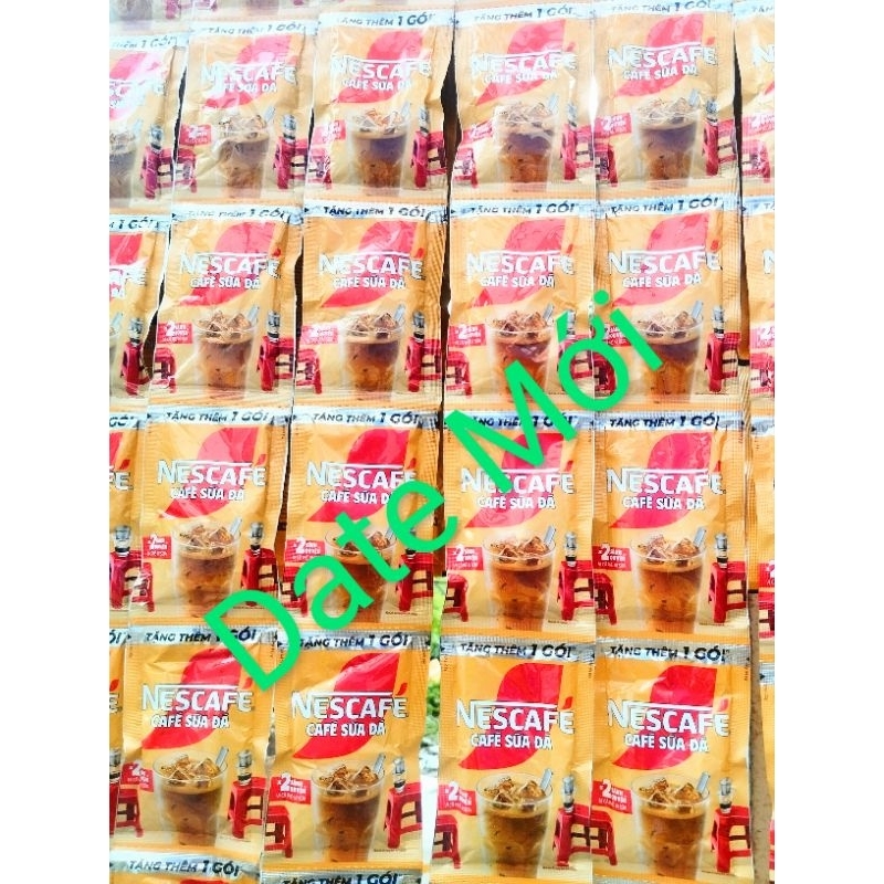 Nescafe Sữa Đá Thơm Ngon Đúng Vị NESTLE® (11gói x 24gram) DATE MỚI
