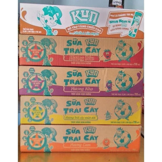 Thùng Sữa Kun 110ml x48 Hộp ( Đủ Vị) Bọc Chống Sốc