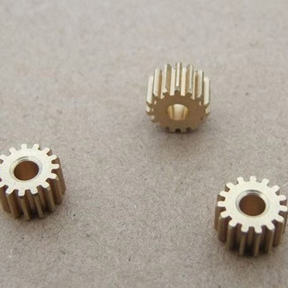 BR4E bánh răng đồng 15 răng trục 3mm