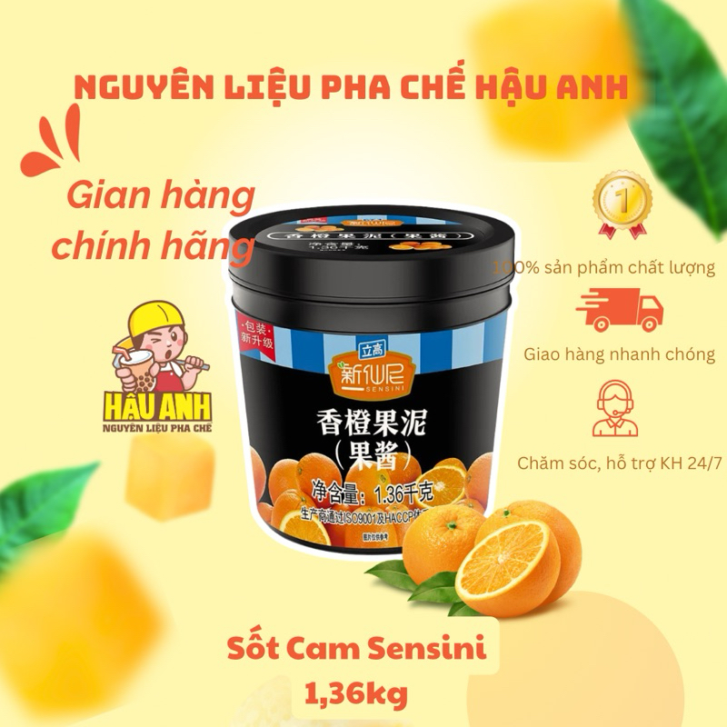 Sốt cam Sensini (hộp 1,36kg)
