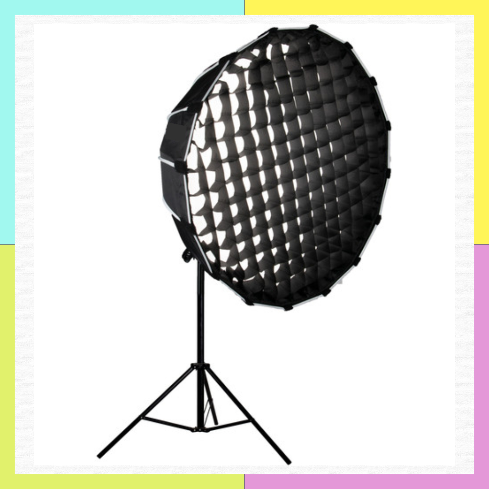 Đèn sofbox tổ ong hỗ trợ ánh sáng kinh doanh, chụp hình- Đèn studio Bediro BD-400S