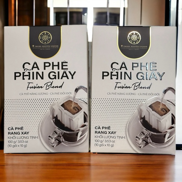 Combo 02 Hộp Cà phê phin giấy Fusion Blend Trung Nguyên