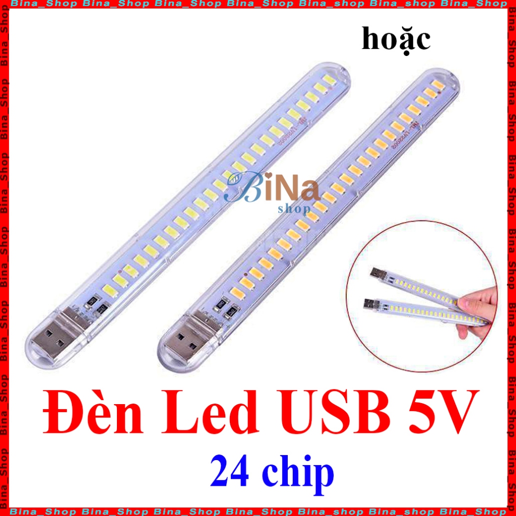 Đèn Led USB 5V 24 bóng sáng mạnh