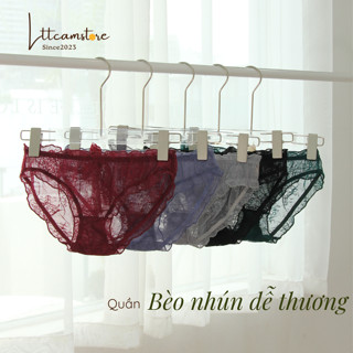 Quần lót ren viền bèo sexy quần lót nơ nhiều màu quần chíp thiết kế hàng Việt Nam - LTT CAMSTORE