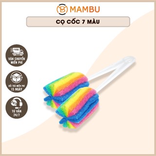 Cây cọ mút Cây rửa ly đầu mút, bọt biển , dụng cụ cọ rửa đáy ly, vệ sinh cốc, tách, chén, chai, lọ, làm sạch bình