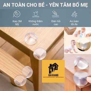 BỘ 4 MIẾNG MÚT SILICON BỌC GÓC BÀN GHẾ AN TOÀN CHO BÉ
