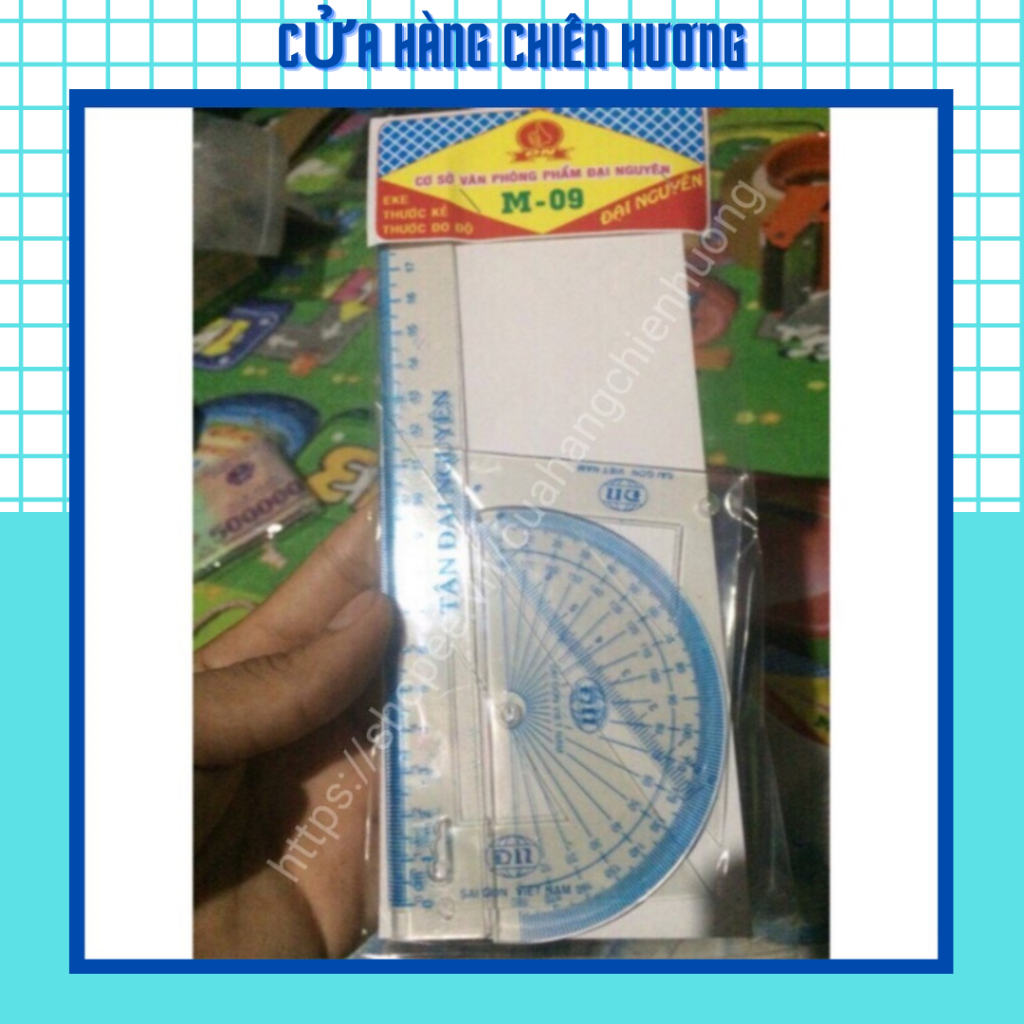 Sỉ 10 bộ eke & đo độ, thước kẻ