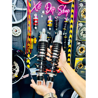 phuộc sau X1R mẫu Daytona gắn Wave Dream Future AB125 AB150 - chính hãng x1r