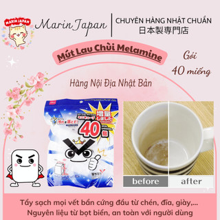  Gói 40 miếng mút lau chùi Melamine Chính Hãng Nội địa Nhật Bản 