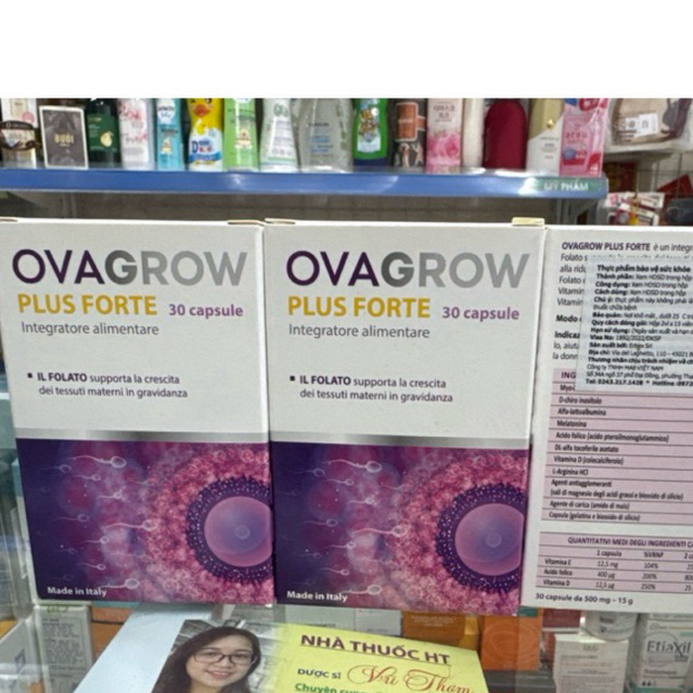 ( Nhập khẩu ) Ovagrow Plus Forte 30 viên - Nhà Thuốc HT Lạc Long Quân