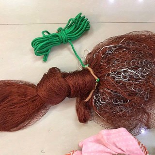 Chài Dù Đỏ Thái Lan Cao 4m Mắt 2cm,3cm,4cm Chân Chì và Khoen Thái Lan