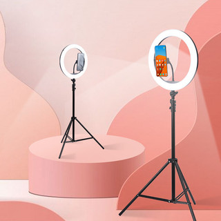  Đèn Livestream Full Phụ Kiện Gồm Chân Đèn Và Kẹp Điện Thoại Hỗ trợ Livestream Phun Xăm Make Up 