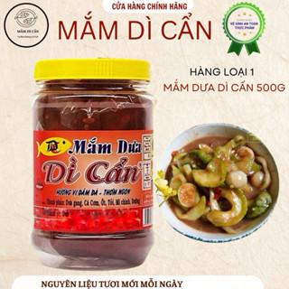 Mắm Dưa Dì Cẩn Hũ 500gr -Đặc Sản Đà Nẵng