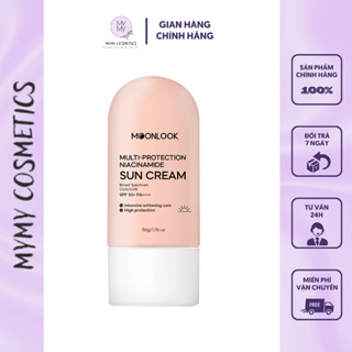 Kem Chống Nắng Dưỡng Trắng, Nâng Tone Moonlook Multi Protection Niacinamide Sun Cream 50g