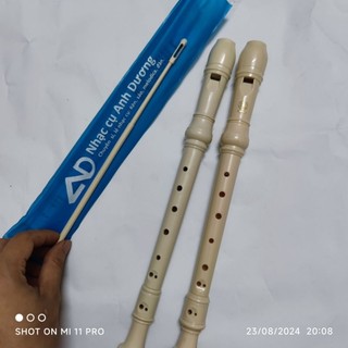 Sáo Recoder 8 lỗ AD 3 khớp chính hãng + que vệ sinh  (Ưu đãi)