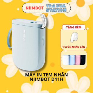 NIIMBOT D11H, D101 Máy in nhãn cầm tay Bluetooth in label dùng cho kinh doanh online, văn phòng - Bảo Hành 12T
