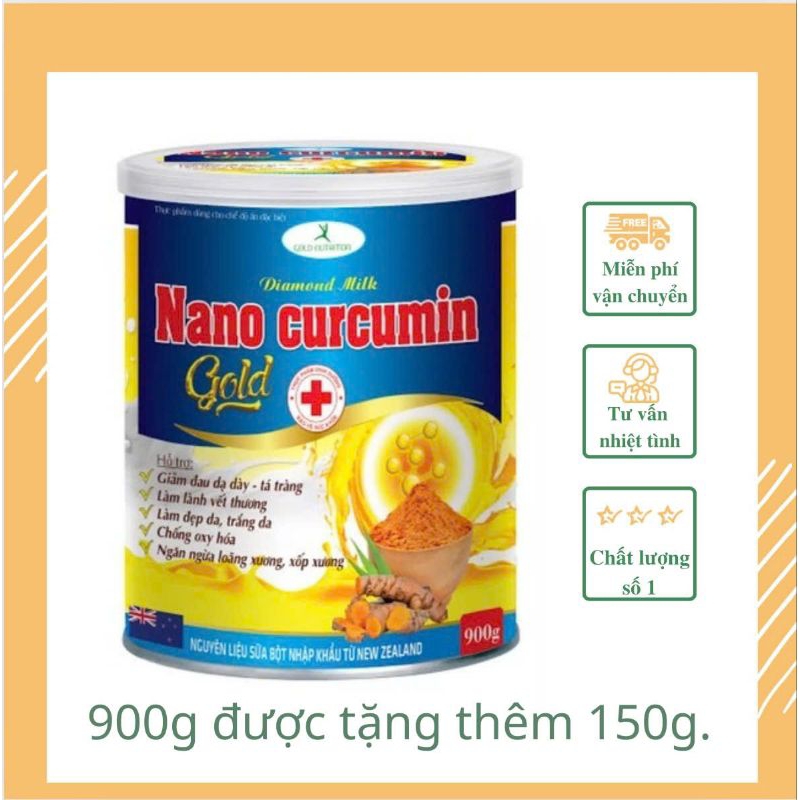 900g sữa nghệ nano curcumin gold