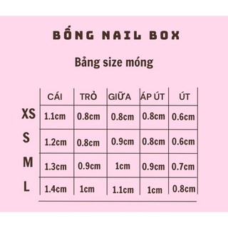 Nail box thiết kế móng úp ( HOẢ TỐC HCM ) B313
