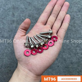 Bộ Ốc Salaya V2 Gắn Hộp Lọc Gió ( Pô E ) Cho Xe Tay Ga Honda Vario, Airblade, SH Và Các Xe Khác