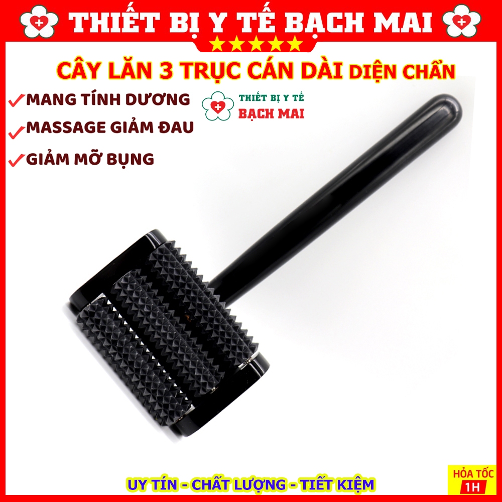 Cây Lăn Ba Trục Cán Dài Diện Chẩn