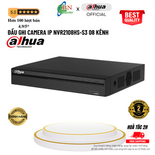 Đầu ghi hình ip dahua nvr 2108hs-s3 đầu 8 kênh chính hãng, bảo hành 24 tháng