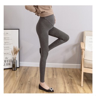 Legging bầu cạp cao, quần dài bầu chất liệu cotton zip co giãn, thấm hút mồ hôi, không bai xù vải