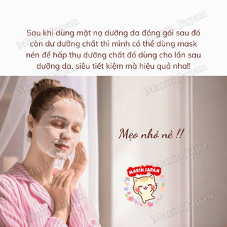 (Lẻ 1 viên) Mặt nạ giấy nén lotion mask Daiso Nhật Bản - Marin Japan Shop