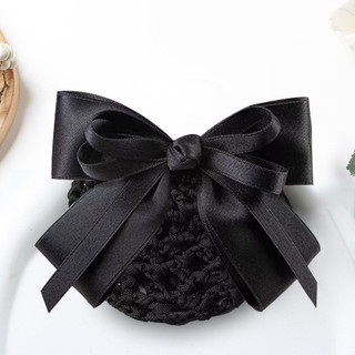 Kẹp búi lưới handmade màu đen thiểu thư xinh xắn K121-M3