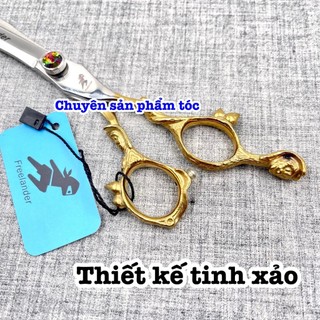 ✅Freelander Kéo cắt tóc cao cấp Freelander 7.0, thép S440C, độ cứng trên 62HRC, kích thước 7.0 inches, lưỡi kéo 8cm