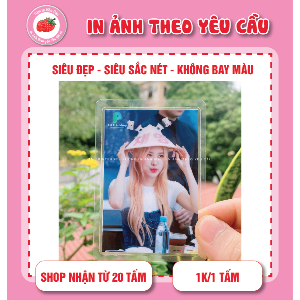 (COMBO 20) In ảnh theo yêu cầu 6x9 giá 1k/tấm đã ép plastic cao cấp