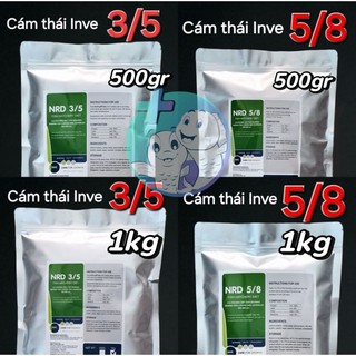  Cám Thái Inve 3 5 5 8 bao 500gram 1kg - thức ăn cá 7 màu cá cảnh thủy sinh 