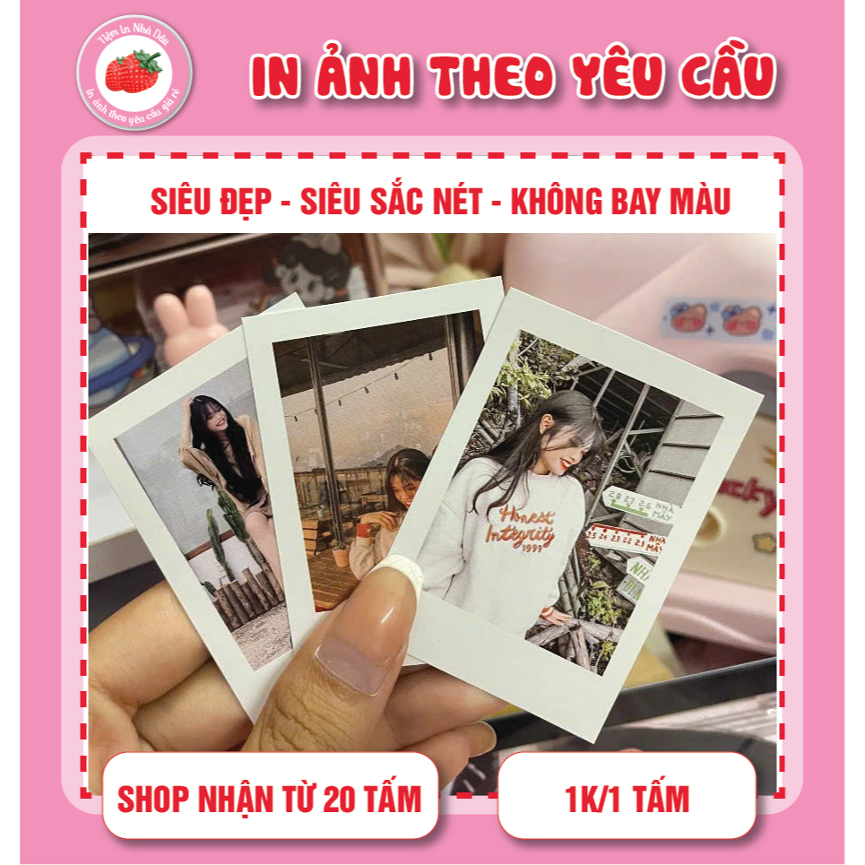 COMBO 20 ẢNH - IN ẢNH 5X7-6X9 NHIỀU CHẤT LIỆU 1K/TẤM - IN ẢNH THEO YÊU CẦU 1K- IN ẢNH POLA
