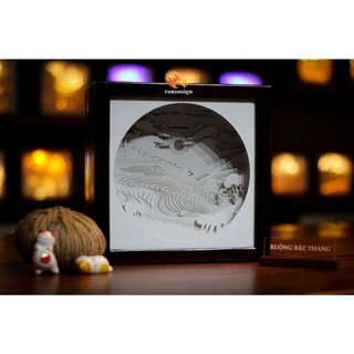 Đèn giấy nghệ thuật - Ruộng bậc thang