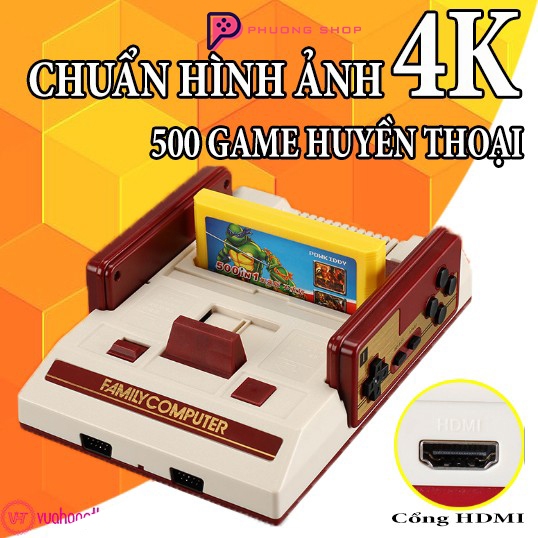 Máy Chơi Game Điện Tử 4 Nút 8 Bit SNES D68 Chuẩn HDMI 720P - FC HDMI