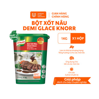 Xốt Nâu Demi Glace Knorr Professional 1kg - Chuyên Dùng Cho Nấu Ăn