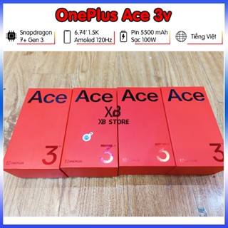 Điện thoại OnePlus Ace 3V fullbox likenew (đã unlock SIM vĩnh viễn) Snapdragon 7+ Gen 3pin 5500 mAh, sạc 100W