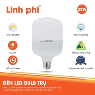 Bóng đèn Led  trụ Linh Phi 30W tiết kiệm điện