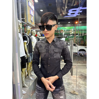 ÁO SƠ MI KAKI THUN CUGII LOANG QUẢNG CHÂU CAO CẤP