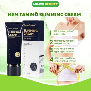 Kem Tan Mỡ Bụng Slimming Cream Kem Tan Mỡ giảm béo toàn thân nhanh chóng hiệu quả 80g