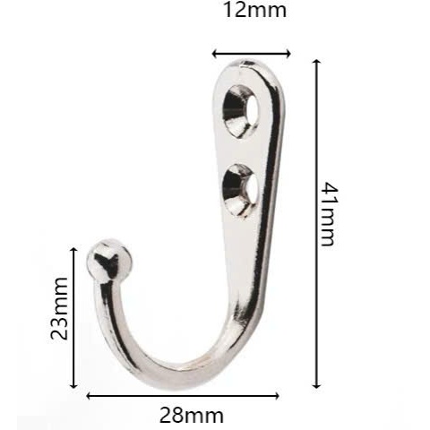 móc treo tường inox , quần áo khoác, vật dụng nặng, vít niken