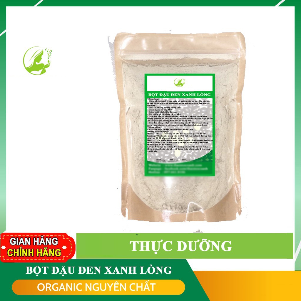 Bột đậu đen xanh lòng hanmade 1kg