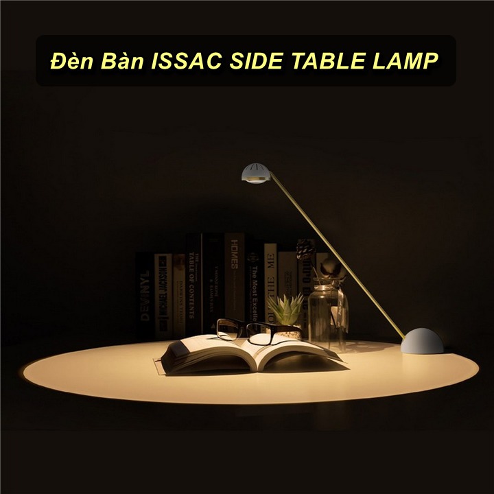 Đèn Bàn Hiện Đại ISSAC SIDE TABLE LAMP Cao Cấp - King Sport VN