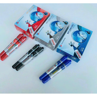 Hộp 10 Cây Bút Lông Dầu Thiên Long 2 Đầu [PM-09] - mực ra đều, nét mịn