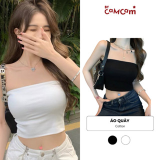  Áo Quây Ngực Nữ Thun Trơn Không Dây Không Đệm Bycamcam 